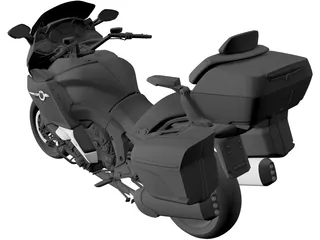 BMW K 1600 GT (2011) 3D Model preview