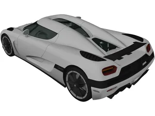 Koenigsegg Agera (2011) 3D Model preview