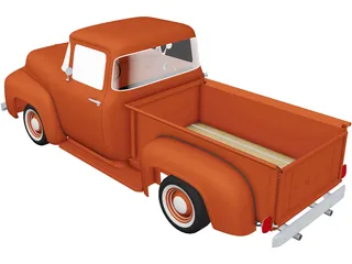 Ford F-100 (1956) 3D Model preview