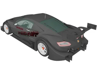 Honda NSX GT (2013) 3D Model preview