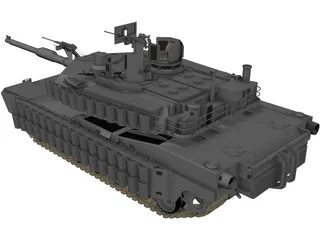 M1A2 Abrams 3D Model preview