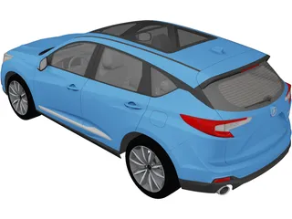 Acura RDX (2019) 3D Model preview