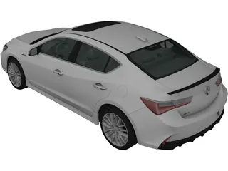 Acura ILX (2019) 3D Model preview