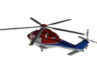 AgustaWestland AW139D 3D Model preview