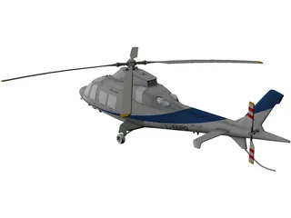 AgustaWestland AW109 GrandNew 3D Model preview