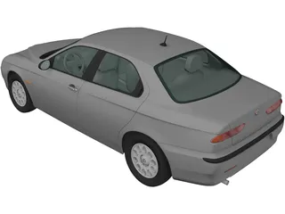 Alfa Romeo 156 (1997) 3D Model preview