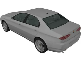 Alfa Romeo 166 (2003) 3D Model preview