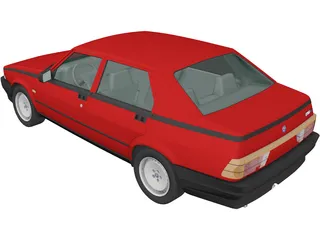 Alfa Romeo 75 (1985) 3D Model preview