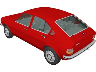 Alfa Romeo Alfasud (1972) 3D Model preview