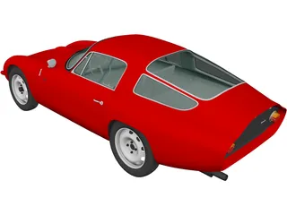 Alfa Romeo Giulia TZ (1963) 3D Model preview