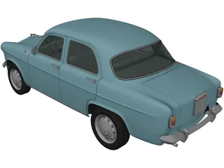 Alfa Romeo Giulietta 750 Berlina (1955) 3D Model preview