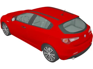 Alfa Romeo Giulietta 940 (2016) 3D Model preview