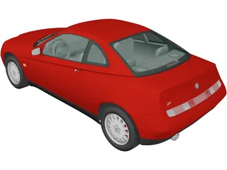 Alfa Romeo GTV (1995) 3D Model preview
