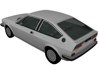 Alfa Romeo Sprint (1976) 3D Model preview