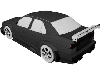 Alfa Romeo 155 V6 Ti (1993) 3D Model preview