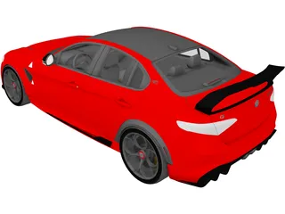 Alfa Romeo Giulia GTA (2021) 3D Model preview