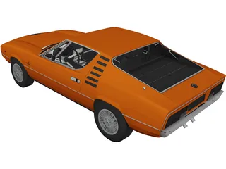 Alfa Romeo Montreal (1970) 3D Model preview
