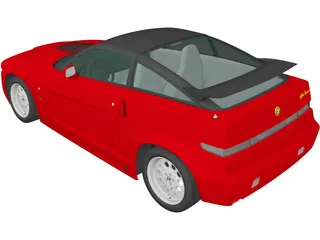 Alfa Romeo SZ (1989) 3D Model preview