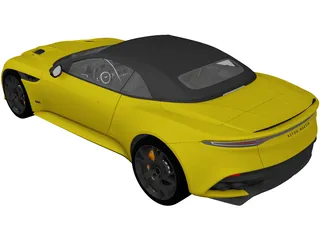 Aston Martin DBS Superleggera Volante (2020) 3D Model preview