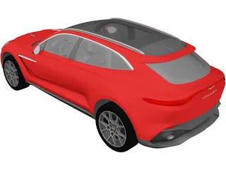 Aston Martin DBX (2021) 3D Model preview
