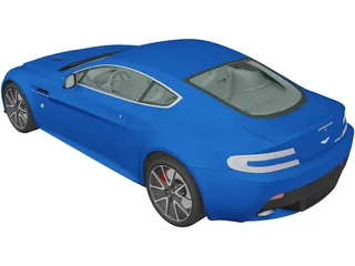 Aston Martin V8 Vantage S (2015) 3D Model preview