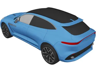 Aston Martin DBX (2022) 3D Model preview
