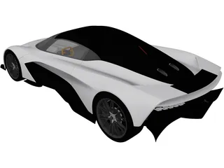 Aston Martin Valhalla (2020) 3D Model preview