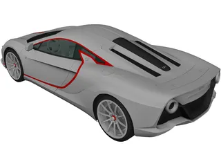 ATS GT (2021) 3D Model preview