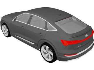 Audi e-tron S Sportback (2021) 3D Model preview