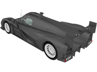 Audi R18 TDI (2011) 3D Model preview