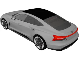 Audi RS e-tron GT (2022) 3D Model preview