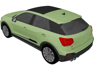 Audi SQ2 (2021) 3D Model preview