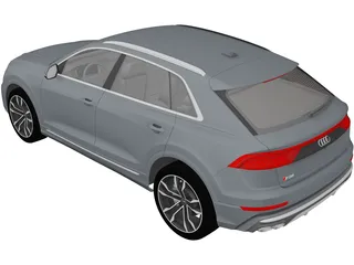 Audi SQ8 (2019) 3D Model preview