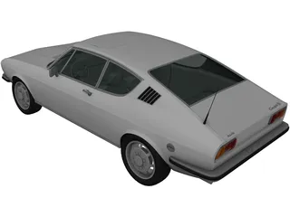 Audi 100 Coupe S (1970) 3D Model preview