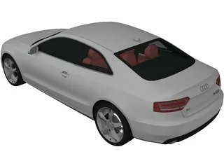 Audi A5 Coupe (2010) 3D Model preview