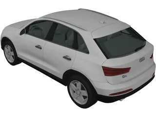 Audi Q3 (2011) 3D Model preview