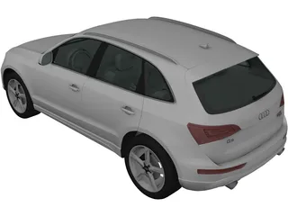 Audi Q5 (2009) 3D Model preview