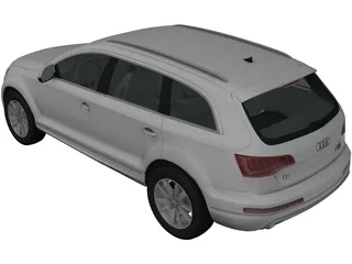 Audi Q7 (2010) 3D Model preview