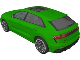 Audi RS Q8 (2020) 3D Model preview