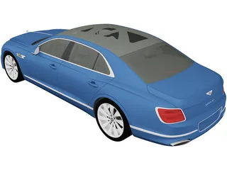 Bentley Flying Spur (2020) 3D Model preview