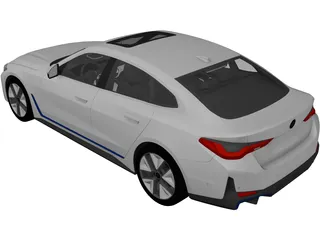 BMW i4 (2022) 3D Model preview