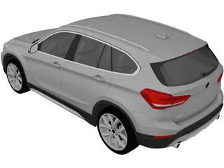 BMW X1 (2020) 3D Model preview