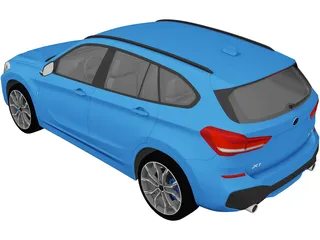 BMW X1 M-Sport (2020) 3D Model preview