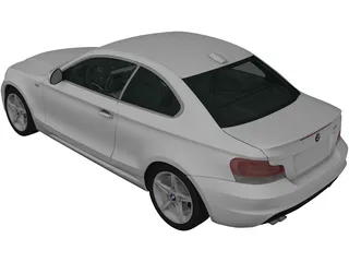 BMW 135i Coupe (2007) 3D Model preview