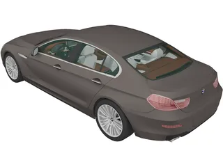 BMW 6-Series Gran Coupe [F06] (2012) 3D Model preview