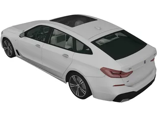 BMW 6-Series Gran Turismo M Sport (2017) 3D Model preview