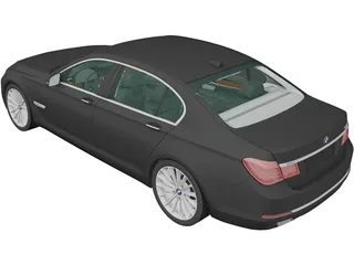 BMW 7-Series [F02] (2013) 3D Model preview