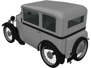 BMW DiXi (1928) 3D Model preview