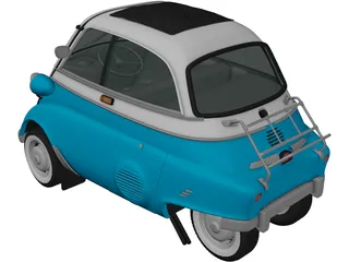 BMW Isetta 300 (1956) 3D Model preview