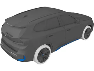 BMW iX1 (2022) 3D Model preview